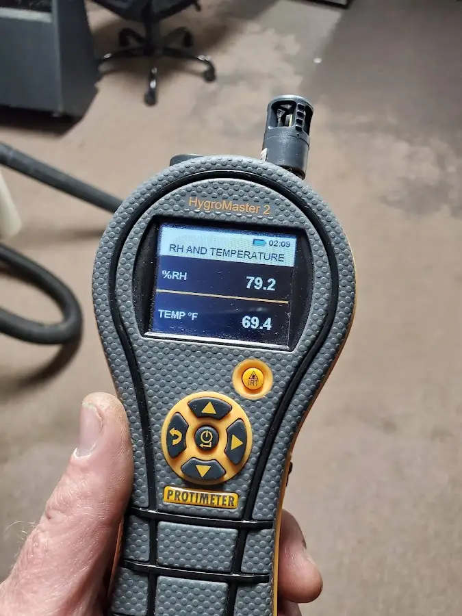 Moisture meter humidity assessment for Fire & Smoke Damage Restoration in Corinth